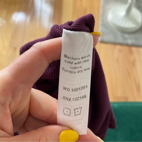 Michael Stars Macy Sleeveless Stretch Cotton Blend Turtleneck Body-Con Dress S - Picture 9 of 10